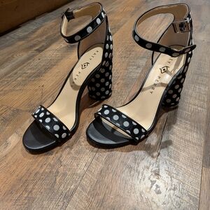 Black Polka Dot Women's Sandals